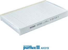 Салонный фильтр Purflux. Артикул AH319
