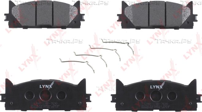 Тормозные колодки LYNXauto передние для Lexus ES V 2006-2012. Артикул BD-7530