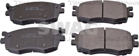 Тормозные колодки SWAG передние для Kia Rio II 2005-2011. Артикул 90 91 6699