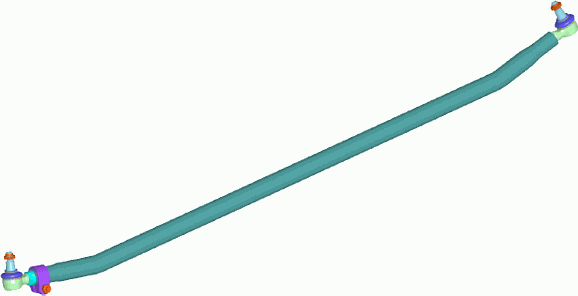 Рулевая тяга поперечная Lemforder. Артикул 38684 01