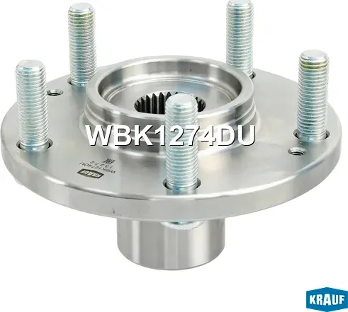 Ступица колеса с подшипником в сборе и монтажный к Krauf. Артикул WBK1274DU