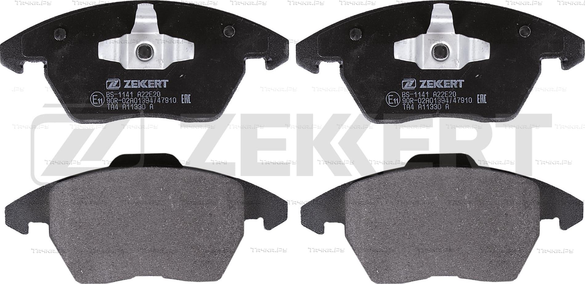 Тормозные колодки Zekkert передние для Volkswagen Caddy III 2004-2015. Артикул BS-1141