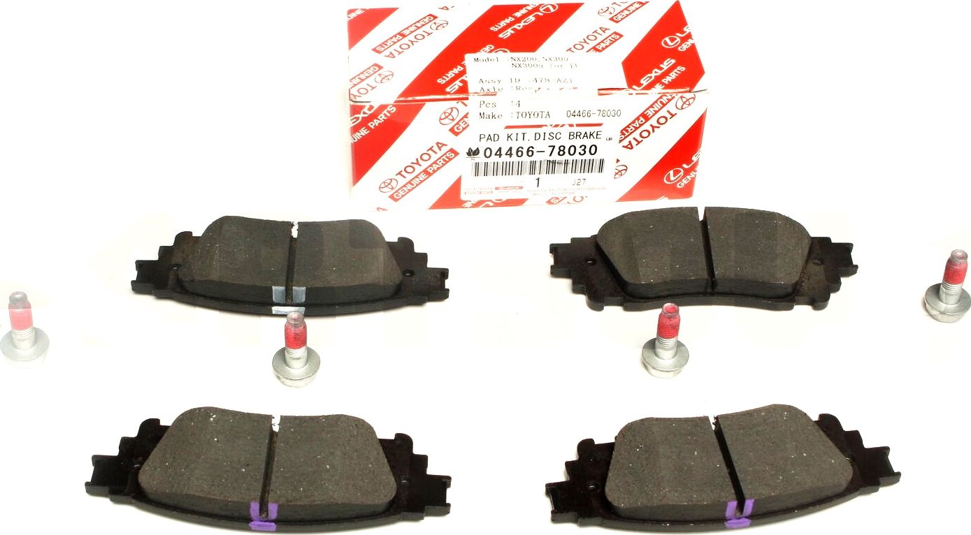 Тормозные колодки Toyota. Артикул 0446678030