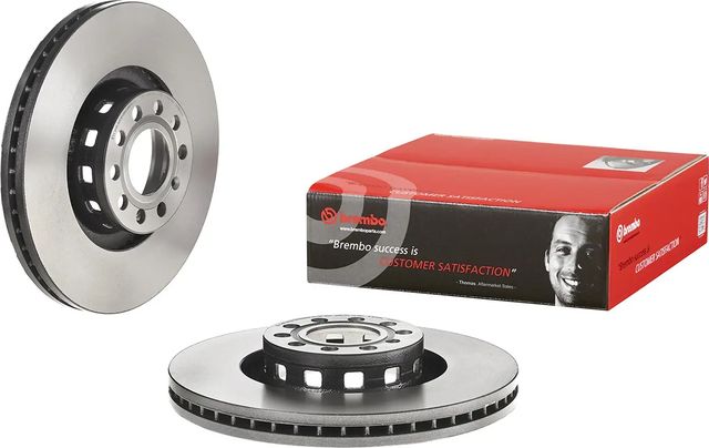 Тормозной диск Brembo UV Coated передний для Audi A8 II (D3) 2002-2010. Артикул 09.9911.11