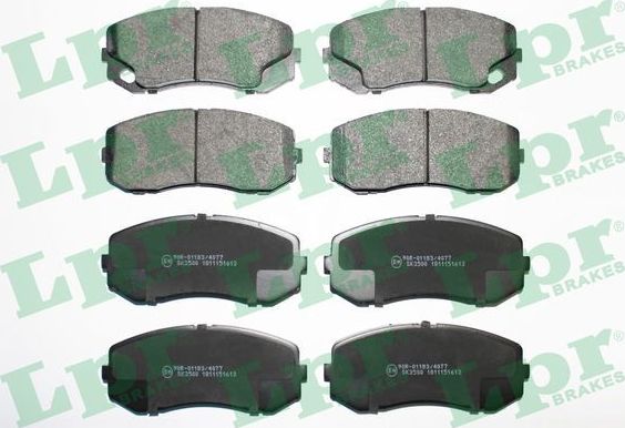 Тормозные колодки LPR. Артикул 05P1613