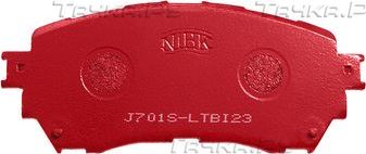 Тормозные колодки NiBK передние для Mazda 6 III (GJ) 2012-2026. Артикул PN25002S