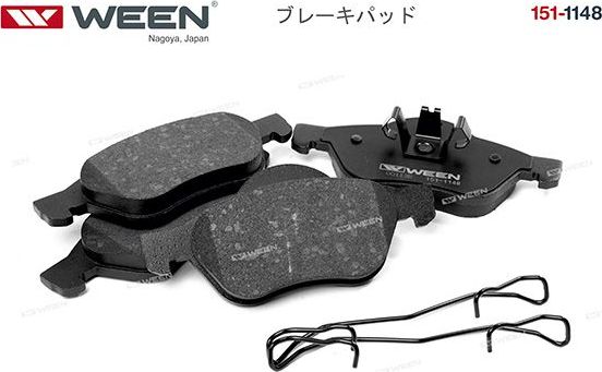 Тормозные колодки WEEN. Артикул 151-1148