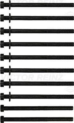 Комплект болтов ГБЦ Victor Reinz (сталь). Артикул 14-12679-01