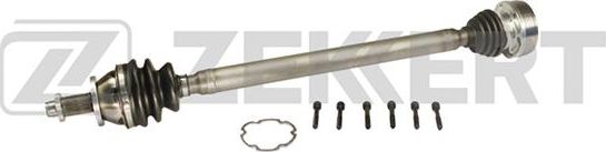 Полуось (привод в сборе, приводной вал) Zekkert передняя правая для Skoda Fabia I 1999-2008. Артикул AW-4714