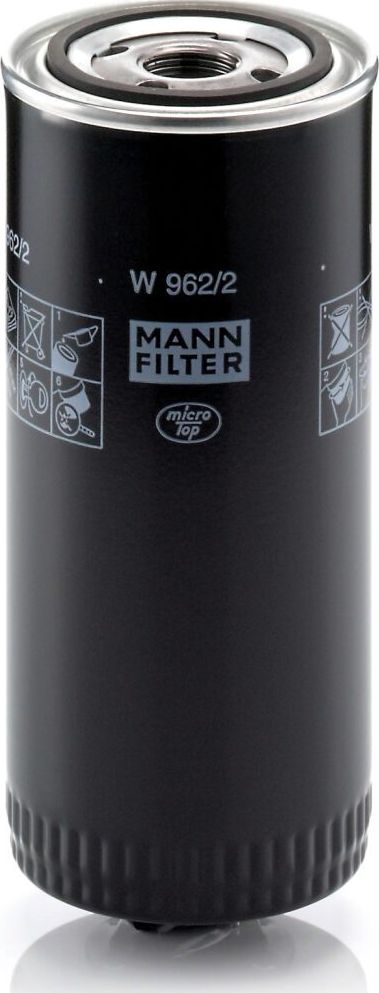 Масляный фильтр Mann-Filter. Артикул W 962/2