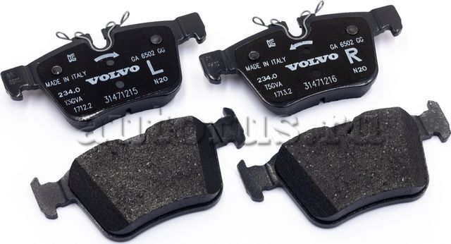 Тормозные колодки Volvo. Артикул 31471265