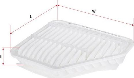 Воздушный фильтр Sakura. Артикул A-3314