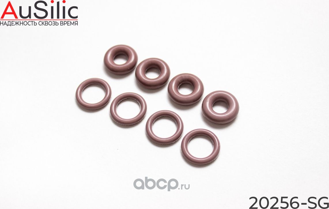 К-кт фторсиликоновых колец т. форсунки(8шт.тонкие+ (Ausilic). Артикул 20256SG
