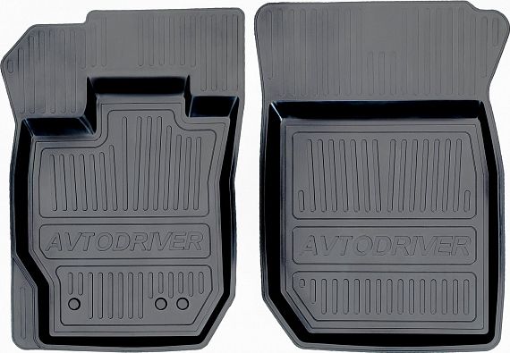 Коврики резиновые Avtodriver для салона Lada Largus 2012-2026. Артикул ADRJET005-2