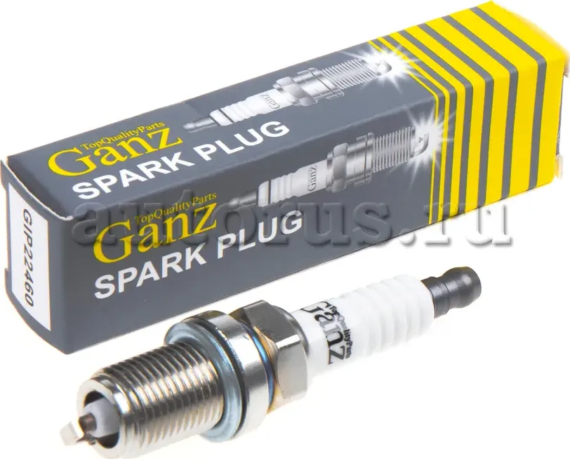 Свеча зажигания (2460) KIA MAZ NIS PEU REN VOL SUZ CIT ROVER (Ganz). Артикул GIP22460