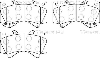 Тормозные колодки HSB. Артикул HP5213