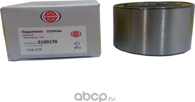 Подшипник передней ступицы 11180-3103020-00 (Starner). Артикул S100170