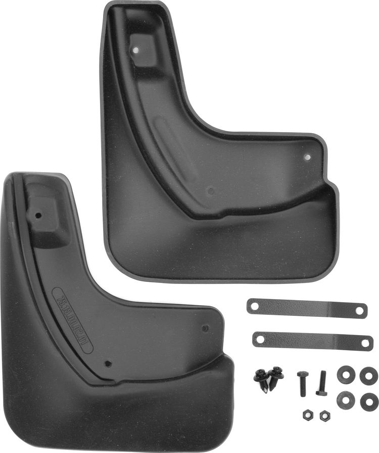 Брызговики Frosch (в пакете) задняя пара для Geely FE-3 2018-2026. Артикул NLF.75.15.E10