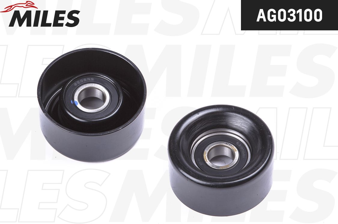 Натяжной ролик (натяжитель) приводного ремня Miles. Артикул AG03100