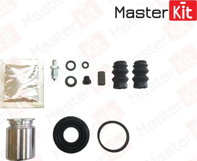 Ремкомплект тормозного суппорта + поршень | зад | (Master KIT). Артикул 77A1851