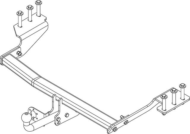 Фаркоп AvtoS для Haval M6 II 2023-2026. Артикул HV 01