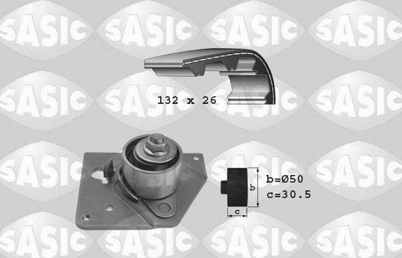 Ремень ГРМ с роликами (комплект) Sasic. Артикул 1754002
