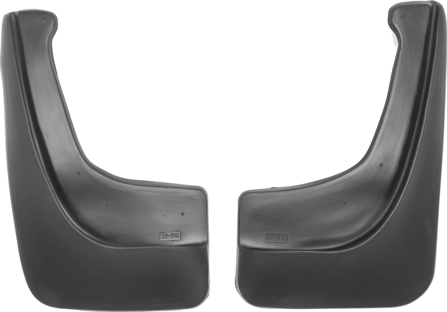 Брызговики 3D Norplast для Ford Focus II хэтчбек 2004-2008. Задняя пара. Артикул NPL-Br-22-15B