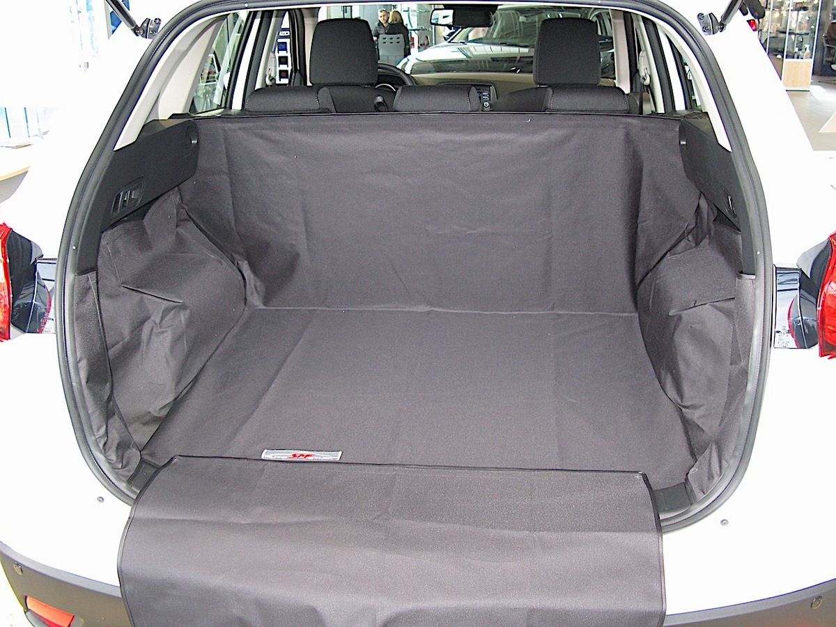 Защитный чехол AUTOSMSTUDIO "Standart" в багажник автомобиля для Mazda CX-5 I 2011-2017, черный. Артикул TP-MZCX5-STD-BL