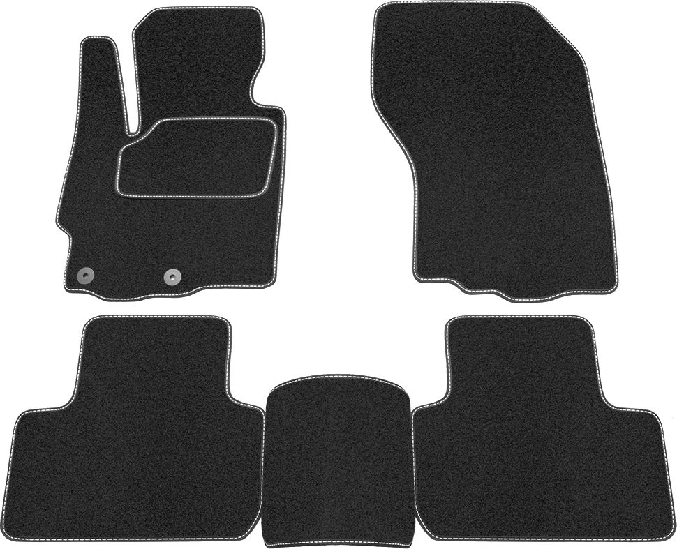 Коврики Rezkon ворсовые для салона Mitsubishi ASX 2010-2026. Артикул 2024005100