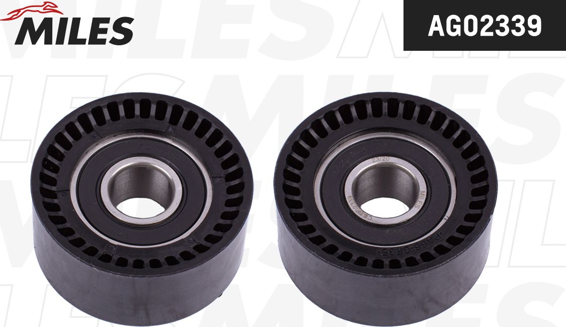 Натяжной ролик (натяжитель) ремня ГРМ Miles. Артикул AG02339