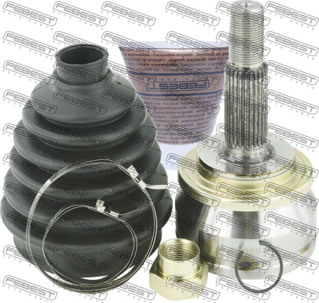 Шрус наружный (граната) Febest передний для Toyota Auris II 2013-2018. Артикул 0110-ZRE181