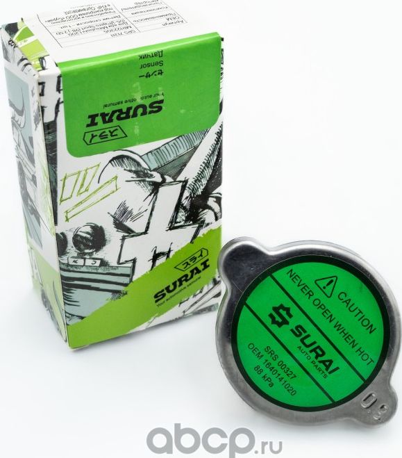 КРЫШКА ПРОБКА РАДИАТОРА ДЛЯ АМ TOYOTAHONDAMAZ (Surai). Артикул SRS00327