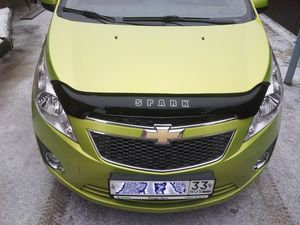 Дефлектор Vip-Tuning для капота Chevrolet Spark III 2009-2015. Артикул CH41