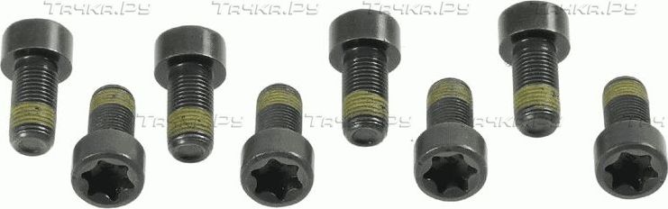 Болт маховика MERCEDES-BENZ 94- M10x1x20 К-т 8шт. Комплект болтов маховика SACHS. Артикул 1874 000 006