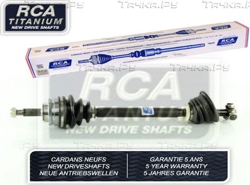 Полуось (привод в сборе, приводной вал) RCA FRANCE NEW DRIVESHAFT. Артикул R284AN