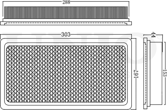 Фильтр воздушный (Unio). Артикул FLT-10229