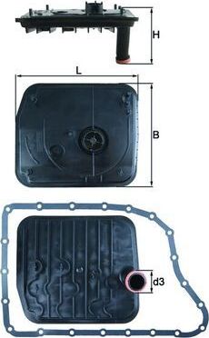 Фильтр АКПП Mahle-Knecht. Артикул HX 153D