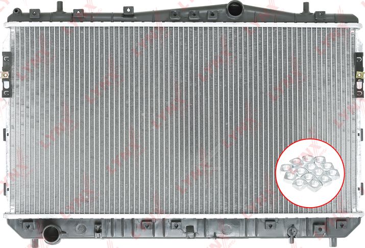Радиатор охлаждения двигателя LYNXauto. Артикул RB-1015