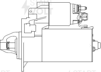 Стартер StartVOLT для BMW 3 VI (F3x) 2012-2016. Артикул LSt 2612