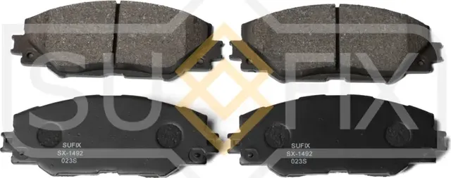 Колодки тормозные дисковые | перед прав/лев | (Sufix). Артикул SX-1492