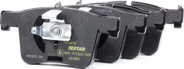 Тормозные колодки Textar Q+ передние для BMW X4 I (F26) 2014-2018. Артикул 2519901