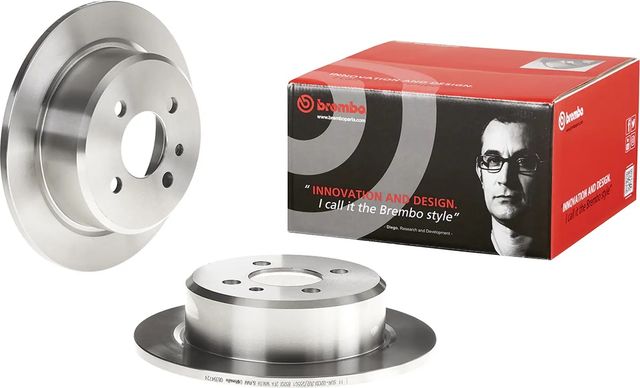 Тормозной диск Brembo задний для BMW 3 II (E30) 1982-1994. Артикул 08.3947.24