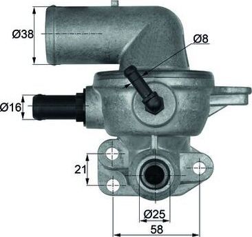 Термостат Mahle Behr. Артикул TI 133 88D