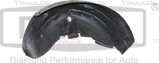 Подкрылок DPA задний правый для Audi A6 allroad II (C6) 2006-2011. Артикул 88101585402
