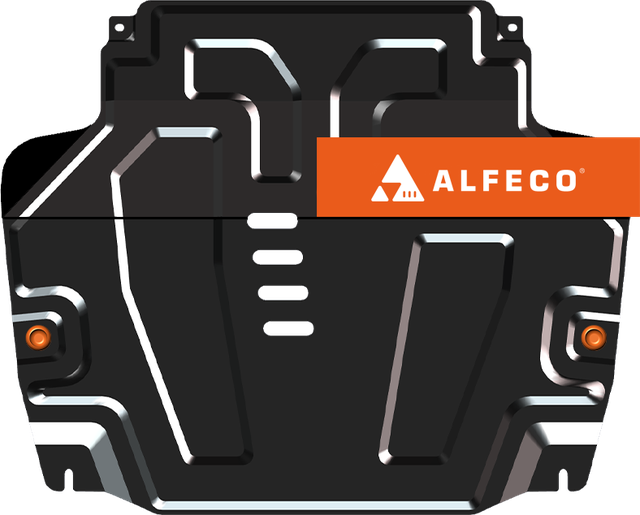 Защита Alfeco для картера и КПП Ravon R4 2016-2026. Артикул ALF.03.18 st