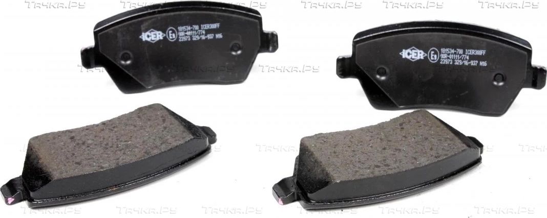 Тормозные колодки Icer передние для Renault ZOE I 2012-2026. Артикул 181534-700