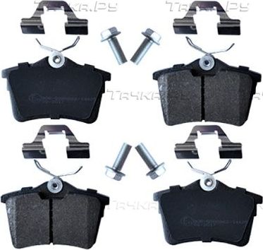 Тормозные колодки ASAM задние для Citroen Berlingo II 2008-2019. Артикул 55461
