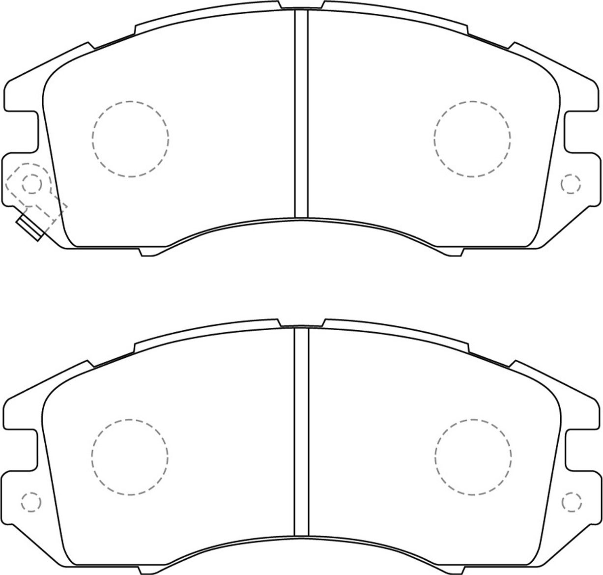 Тормозные колодки NiBK. Артикул PN7248