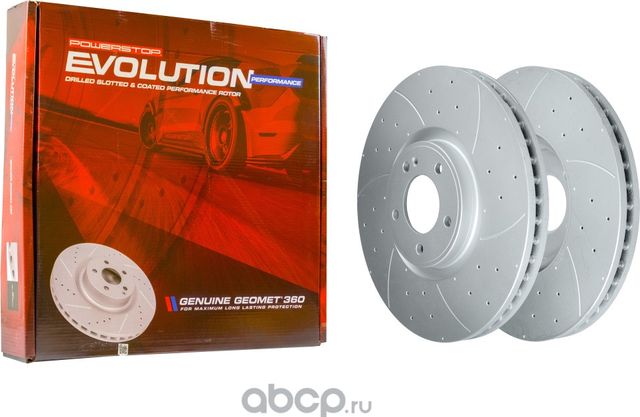 ДИСК ТОРМОЗНОЙ ПЕРЕДНИЙ Mercedes G63 2018+ **Склад Масла (Powerstop). Артикул CBR6502