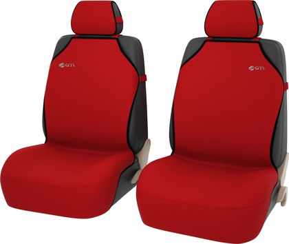 Чехлы-майки универсальные PSV GTL Start Front на сидения, цвет Красный. Артикул 126261
